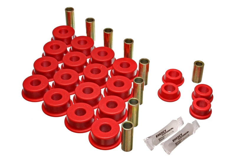 ES Cntrl Arm Bushings - Red - Energy Suspension 78-85 Toyota Celica Red Rear Control Arm Bushing Set (GTS 8-3112)