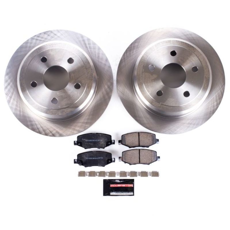 PSB Autospecialty Kit - Power Stop 07-17 Jeep Wrangler Rear Autospecialty Brake Kit