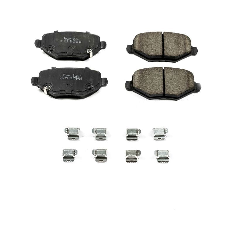 PSB Z17 Evolution Brake Pads - Power Stop 12-16 Chrysler Town & Country Rear Z17 Evolution Ceramic Brake Pads w/Hardware