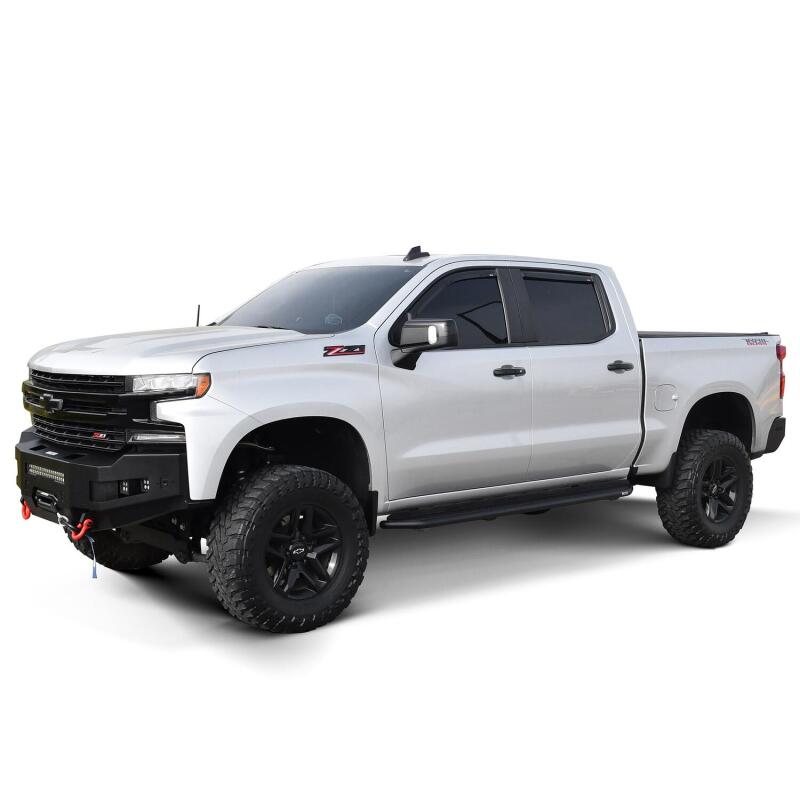 WES Nerf Bars - Outlaw - Westin 19-23 Chevrolet/GMC Silverado/Sierra 1500 Crew Cab Outlaw Nerf Step Bars - Textured Black