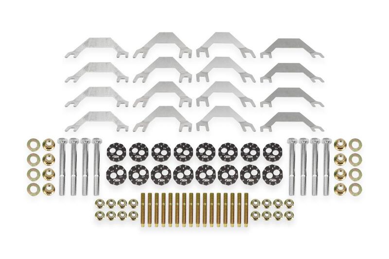 BMR Camber Bolts - BMR 14-19 Chevrolet Corvette C7 Upper & Lower Control Arms Camber Bolt & Stud Kit - Bare