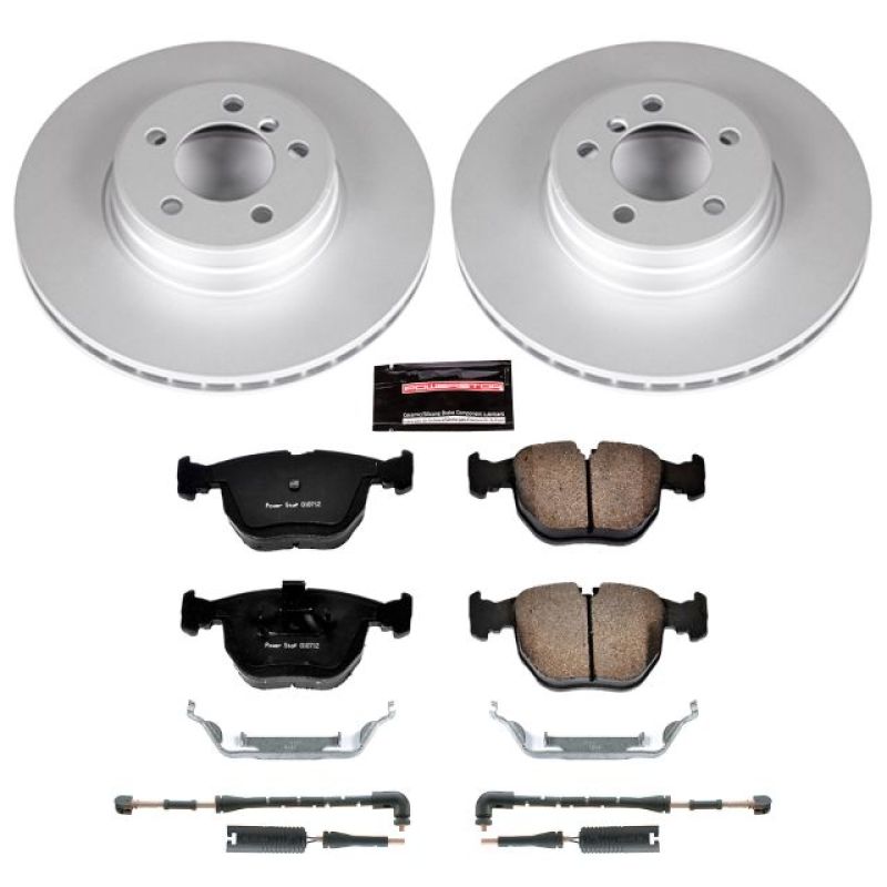 PSB Z23 Evolution Coated Kit - Power Stop 03-05 Land Rover Range Rover Front Z23 Evolution Sport Coated Brake Kit
