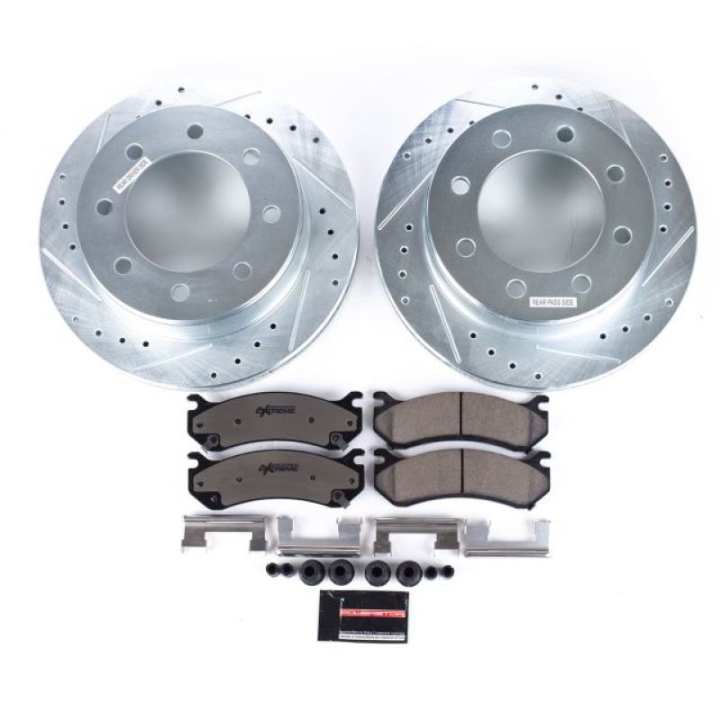 PSB Z36 Truck & Tow Kit - Power Stop 02-06 Chevrolet Avalanche 2500 Rear Z36 Truck & Tow Brake Kit