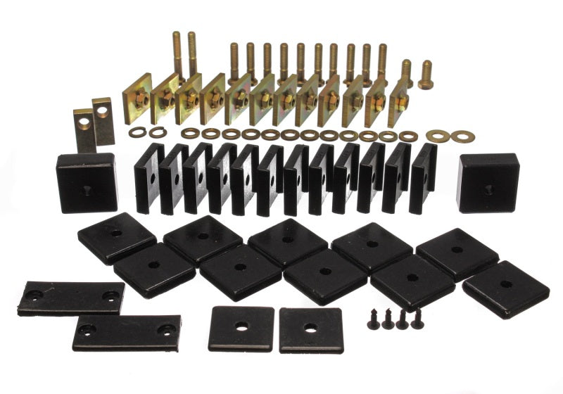 ES Body Mounts - Black - Energy Suspension Toy Land Cruiser Body Mount Set - Black