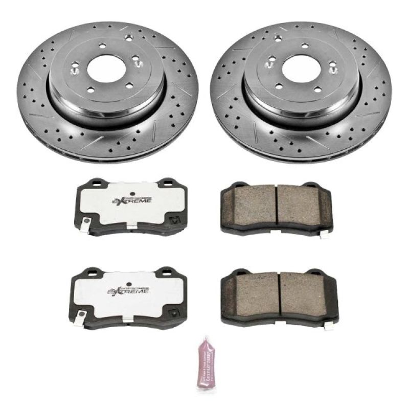 PSB Z26 Street Warrior Kit - Power Stop 10-16 Hyundai Genesis Coupe Rear Z26 Street Warrior Brake Kit