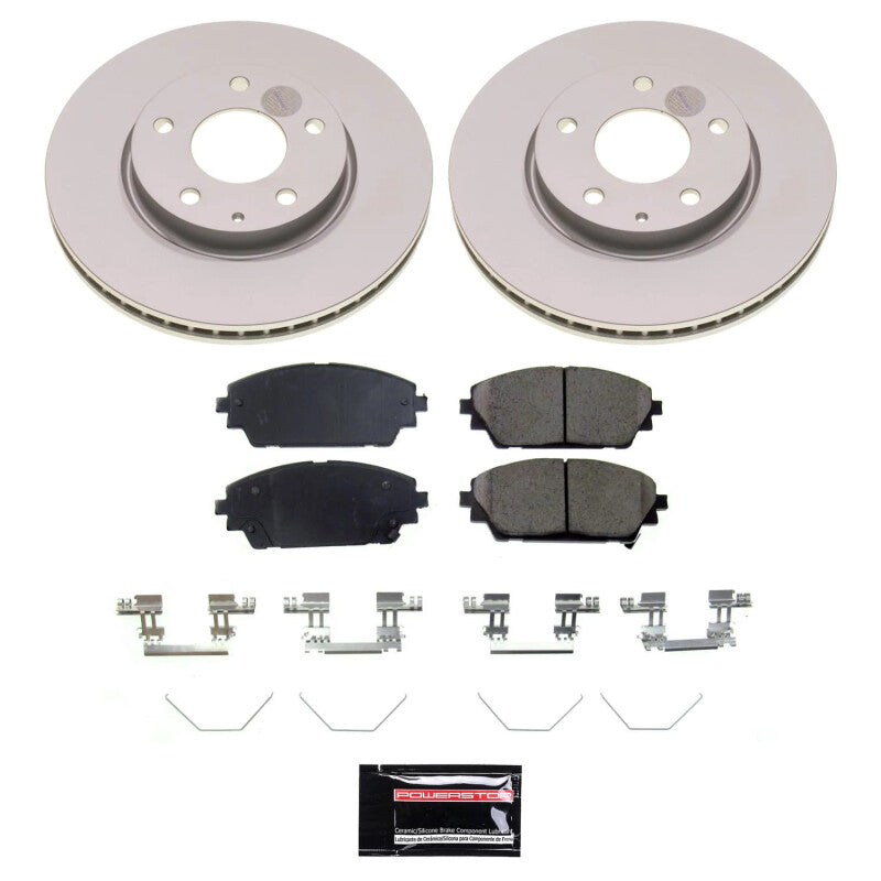 PSB Z17 Evolution Coated Kit - Power Stop 19-23 Mazda 3 Front Z17 Coated Brake Kit