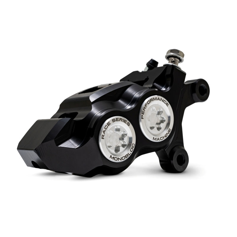PFM Brake Calipers - Performance Machine 08-23 FL,18-24 M8 Sftail,06-17 VRod 137x4B Rce Series Monobloc Caliper Right CLR