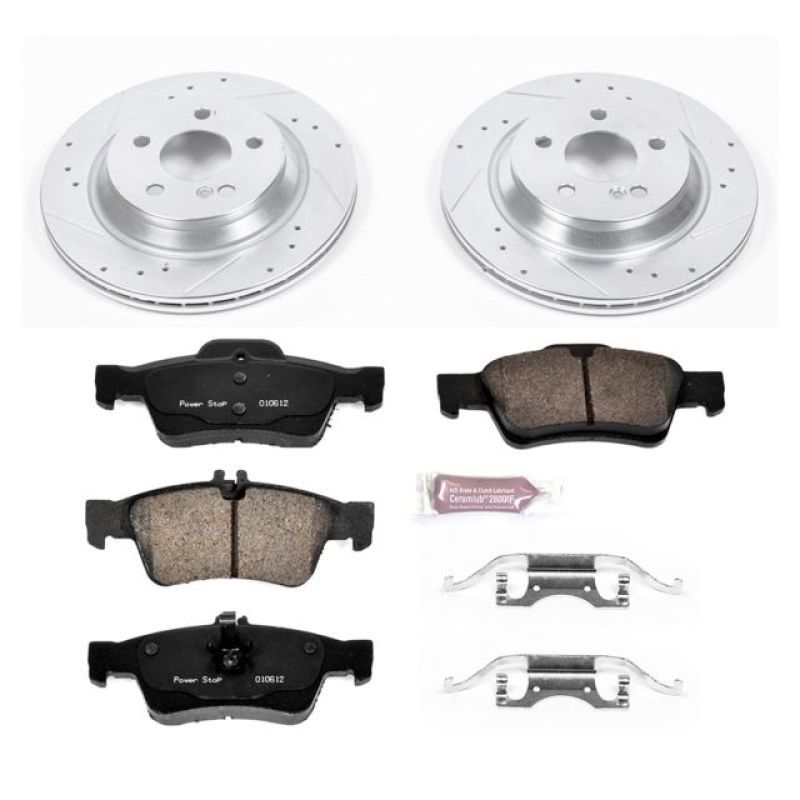 PSB Z23 Evolution Kit - Power Stop 03-06 Mercedes-Benz S430 Rear Z23 Evolution Sport Brake Kit