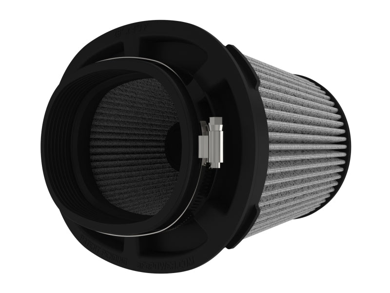 AFE Universal Pro Dry S Filter - aFe Momentum Intake Air Filter w/Pro 5R (6 x 4)IN F x (8-1/2 x 6-1/2)IN B x (7-1/4 x 5)IN T x 6IN