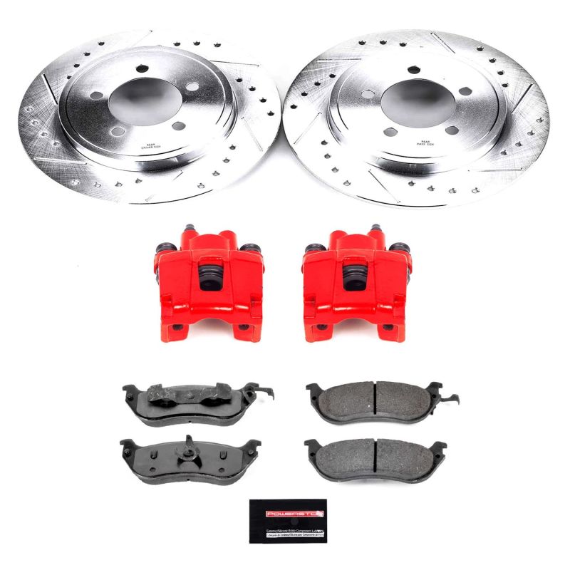 PSB Z36 Truck & Tow Kit w/Cals - Power Stop 02-05 Ford Explorer Rear Z36 Truck & Tow Brake Kit w/Calipers
