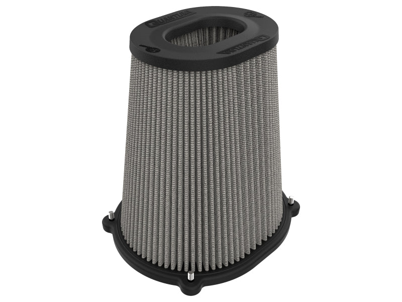 AFE Quantum Intakes - aFe Quantum Pro DRY S Air Filter Inverted Top - 5.5inx4.25in Flange x 9in Height - Dry PDS