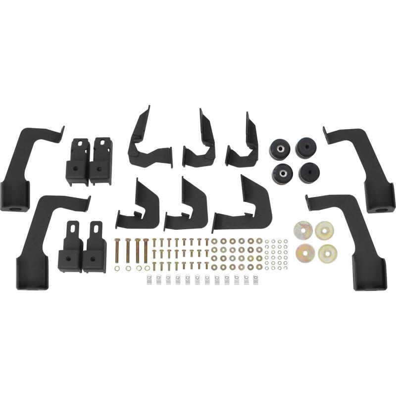 WES Nerf Bars - HDX Drop - Westin 14-18 Chevrolet Silverado 1500 DC 6.5ft Bed HDX Drop W2W Nerf Step Bars - Tex. Blk