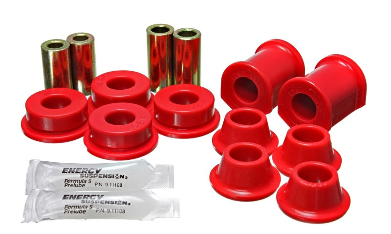 ES Cntrl Arm Bushings - Red - Energy Suspension 8/73-79 VW Super Beetle (Stamped) Red Front Control Arm Bushing Set