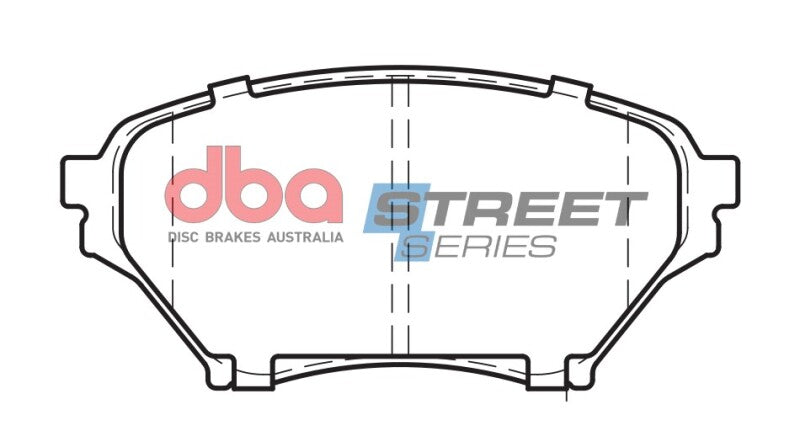 DBA Street Series Brake Pads - DBA 01-05 Mazda Miata (w/Sport / Hard Susp) Front Street Series Brake Pads