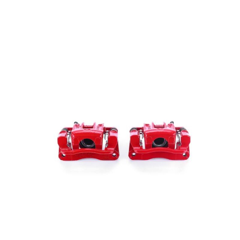 PSB Red Calipers - Power Stop 01-06 Hyundai Santa Fe Rear Red Calipers w/Brackets - Pair