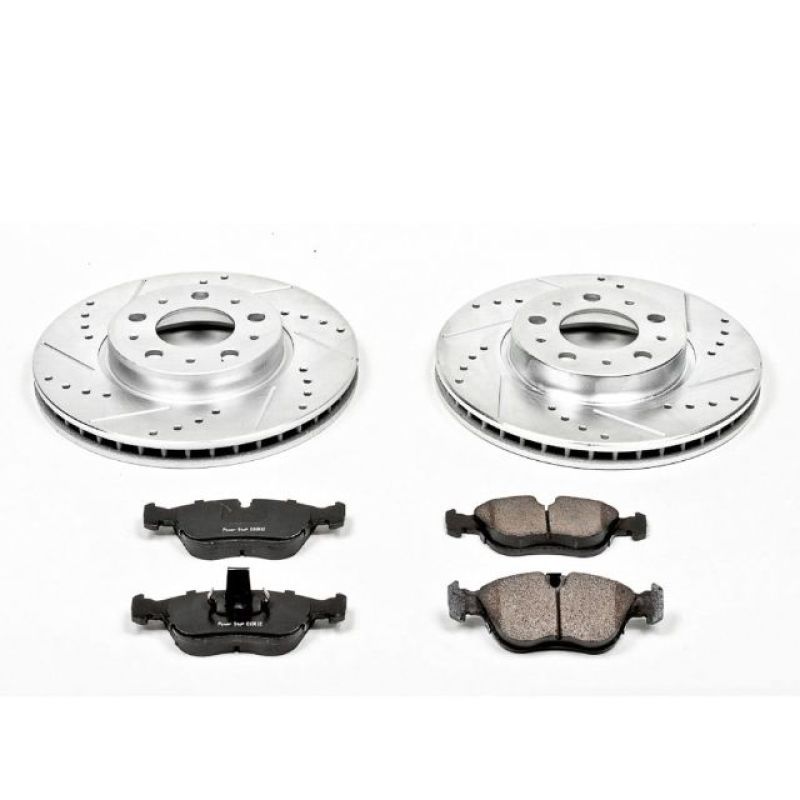 PSB Z23 Evolution Kit - Power Stop 94-97 Volvo 850 Front Z23 Evolution Sport Brake Kit