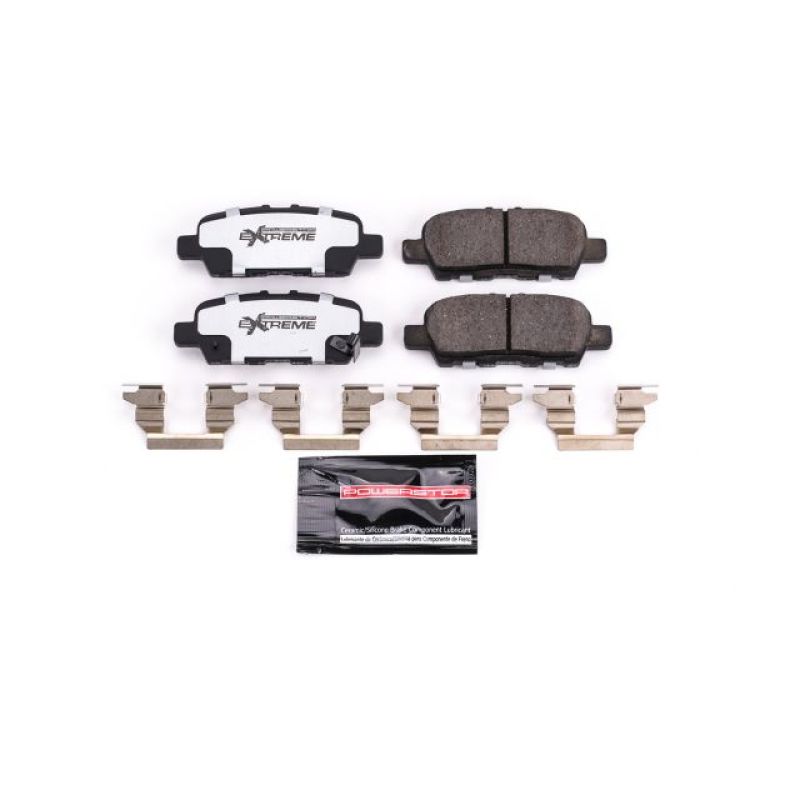 PSB Z26 Extreme Brake Pads - Power Stop 11-12 Infiniti EX35 Rear Z26 Extreme Street Brake Pads w/Hardware
