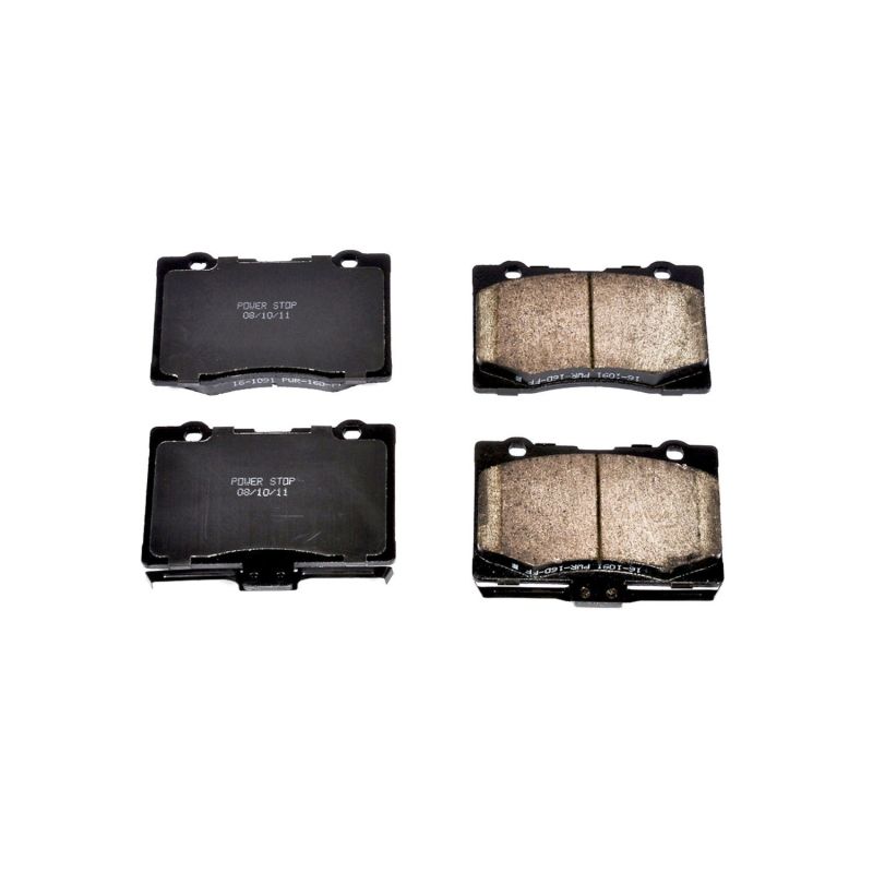 PSB Z16 Evolution Brake Pads - Power Stop 05-12 Acura RL Front Z16 Evolution Ceramic Brake Pads