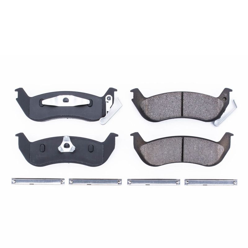 PSB Z17 Evolution Brake Pads - Power Stop 03-11 Ford Crown Victoria Rear Z17 Evolution Ceramic Brake Pads w/Hardware