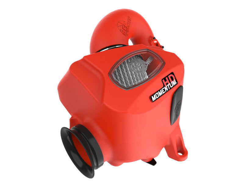 AFE Momentum HD Cold Air Intakes - aFe 15-25 Toyota Hilux L4-2.4/2.8L (td) Momentum HD Cold Air Intake System Red w/ Pro DRY S Filter