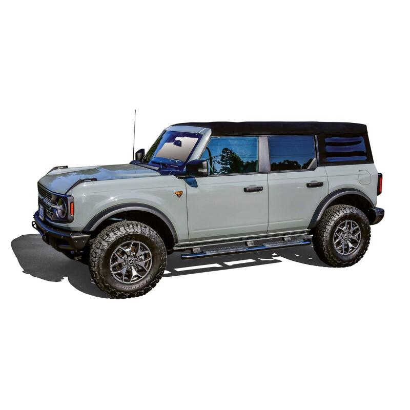 WES Nerf Bars - PRO TRAXX 4 - Westin 21-22 Ford Bronco (4-Door) PRO TRAXX 4 Oval Nerf Step Bars - Textured Black