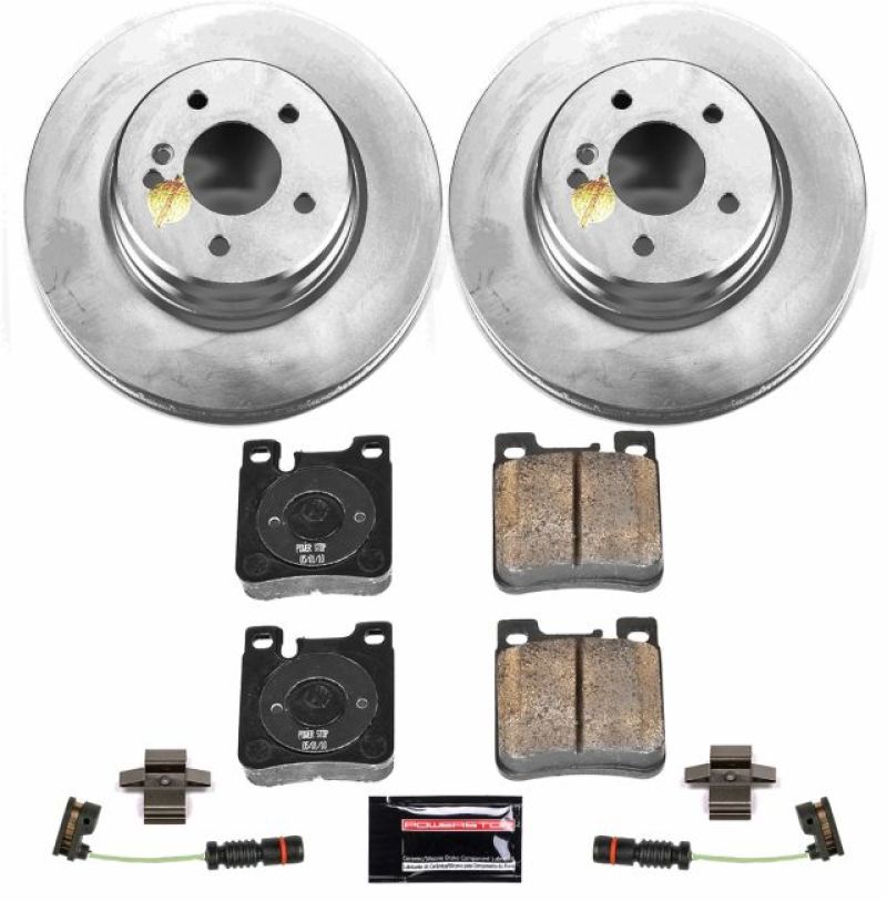 PSB Z23 Evolution Coated Kit - Power Stop 01-02 Mercedes-Benz E430 Rear Z23 Evolution Sport Coated Brake Kit