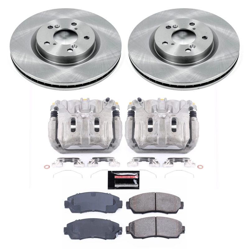 PSB Autospecialty Caliper - Power Stop 11-14 Honda Odyssey Front Autospecialty Kit w/Cals