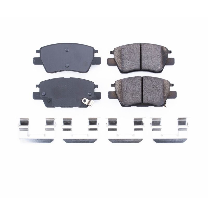 PSB Z17 Evolution Brake Pads - Power Stop 17-19 Chevrolet Bolt EV Front Z17 Evolution Ceramic Brake Pads w/Hardware