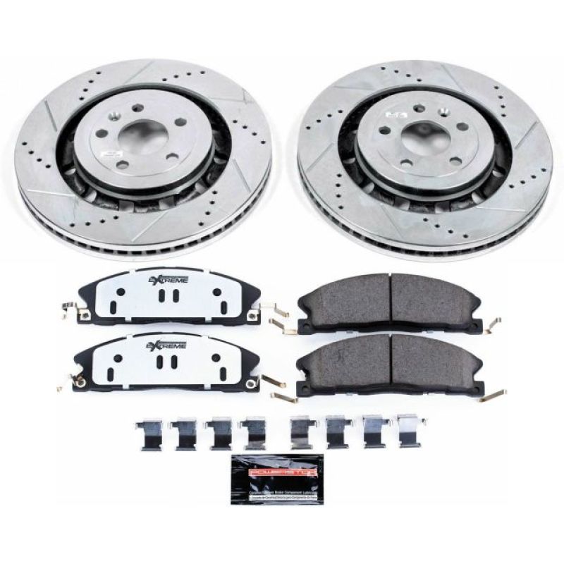PSB Z36 Truck & Tow Kit - Power Stop 13-19 Ford Explorer Front Z36 Truck & Tow Brake Kit
