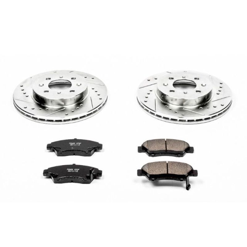 PSB Z23 Evolution Kit - Power Stop 93-95 Honda Civic Front Z23 Evolution Sport Brake Kit
