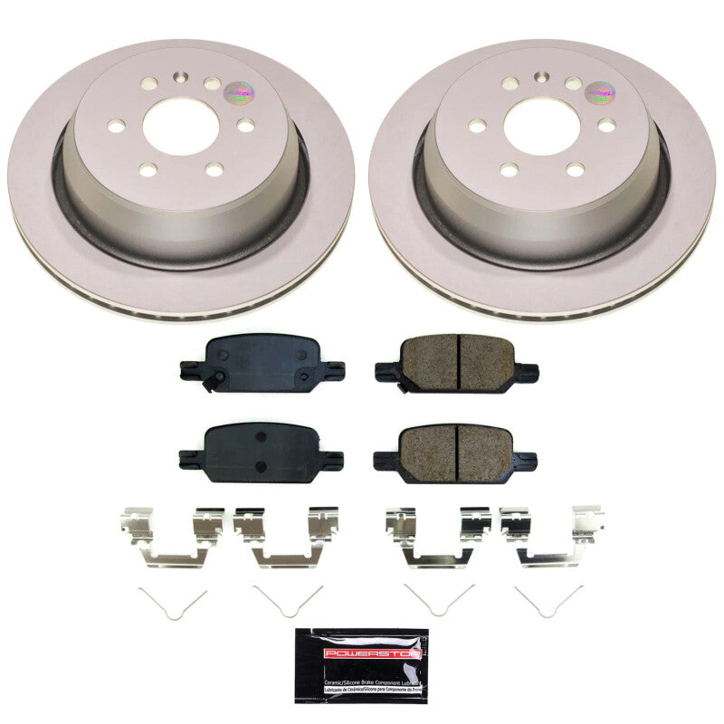PSB Z17 Evolution Coated Kit - Power Stop 21-22 Chevrolet Colorado Rear Z17 Coated Brake Kit