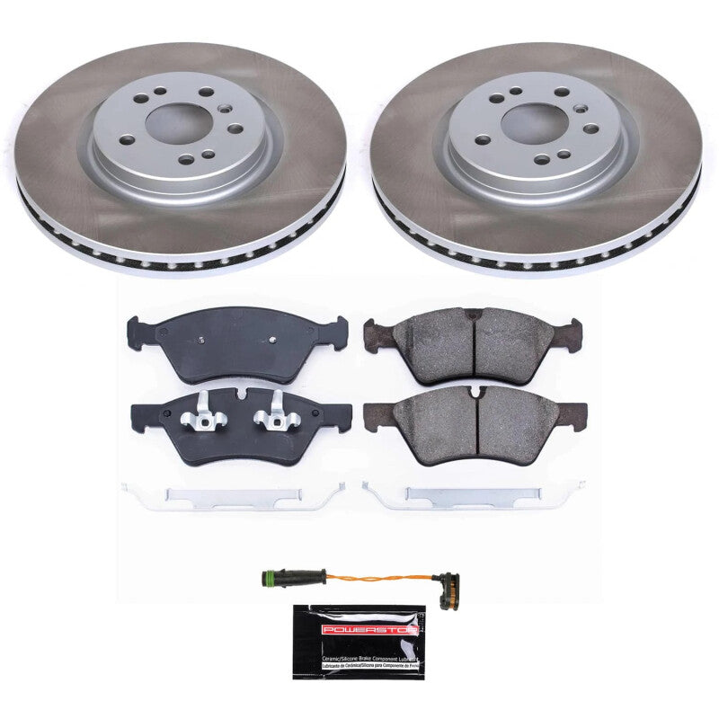 PSB Semi-Coated Rotor Kits - Power Stop 06-07 Mercedes-Benz R500 Front Semi-Coated Rotor Kit