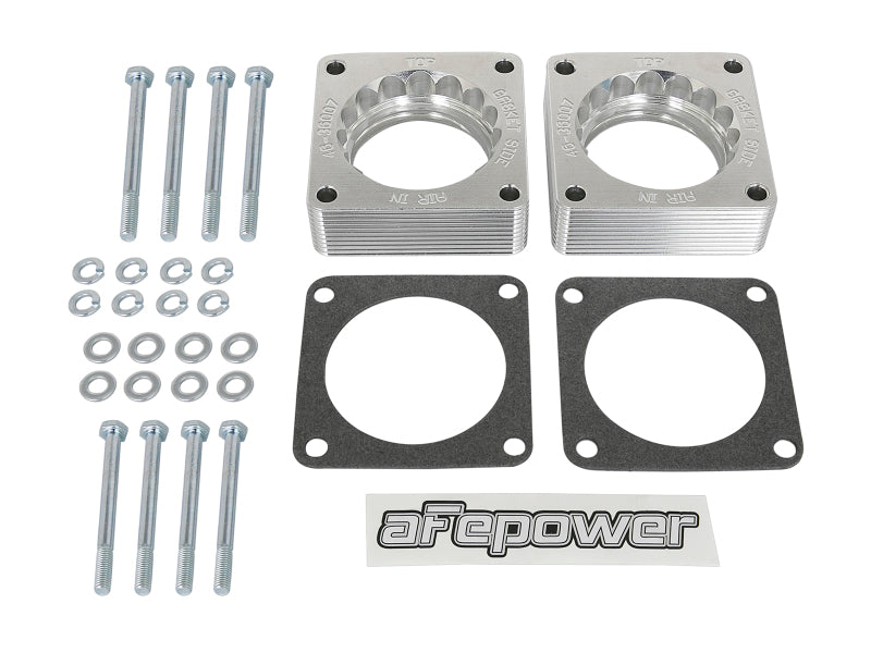 AFE Silver Bullet TBS CARB Approved - aFe Silver Bullet Throttle Body Spacer 09-18 Nissan 370Z V6-3.7L (VQ37VHR)