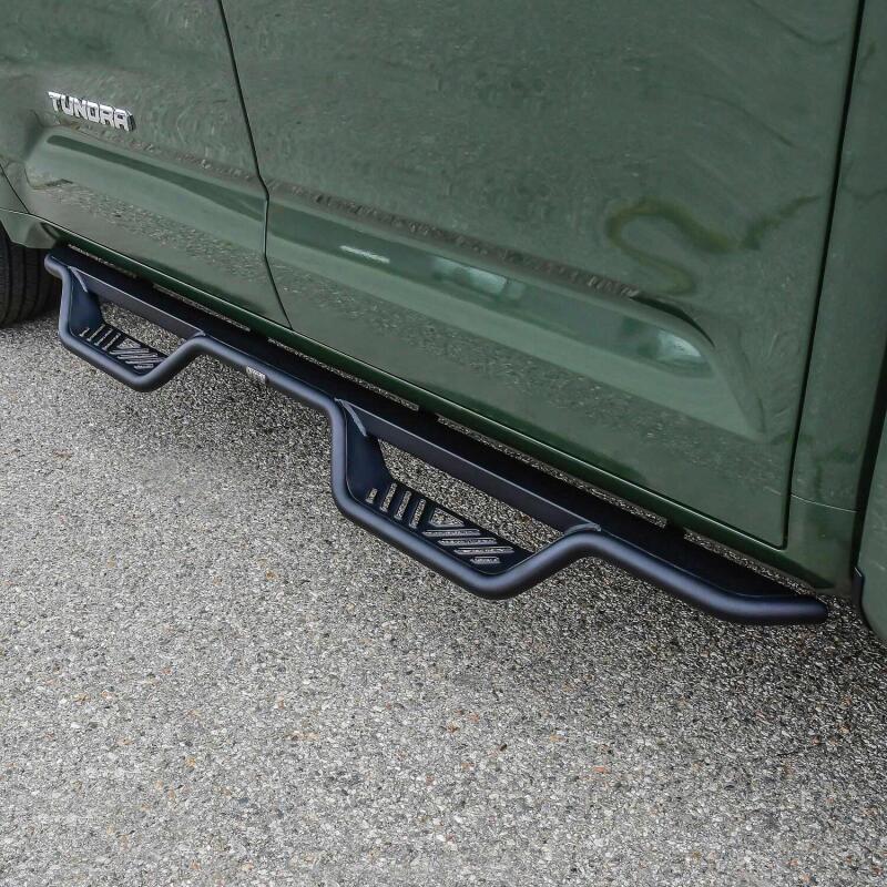WES Nerf Bars - Outlaw - Westin 2022+ Toyota Tundra Crew Max Outlaw Nerf Step Bars - Textured Black
