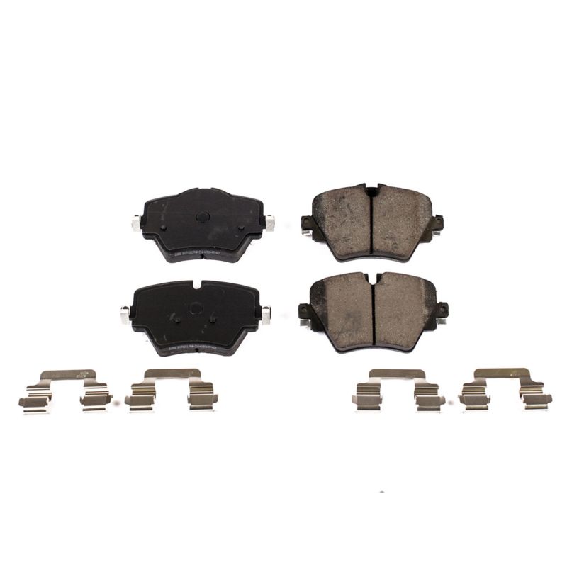 PSB Z17 Evolution Brake Pads - Power Stop 2019 BMW 330i Front Z17 Evolution Ceramic Brake Pads w/Hardware