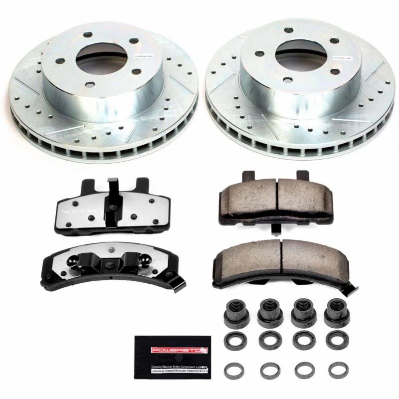 PSB Z36 Truck & Tow Kit - Power Stop 90-02 Chevrolet Astro Front Z36 Truck & Tow Brake Kit