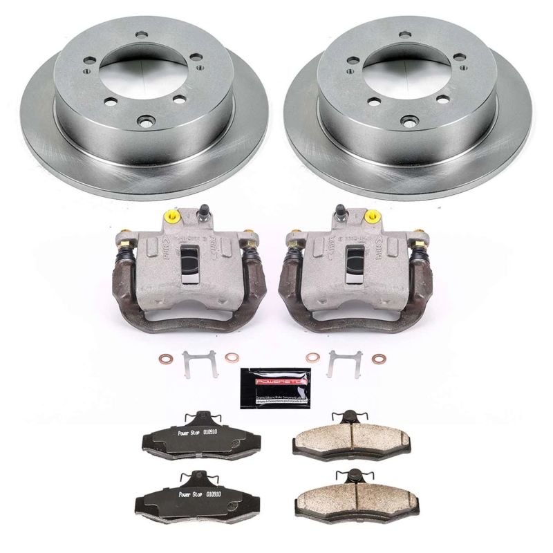 PSB Autospecialty Kit w/Cals - Power Stop 97-04 Mitsubishi Diamante Rear Autospecialty Brake Kit w/Calipers