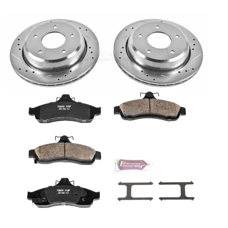 PSB Z23 Evolution Kit - Power Stop 94-96 Chevrolet Caprice Rear Z23 Evolution Sport Brake Kit