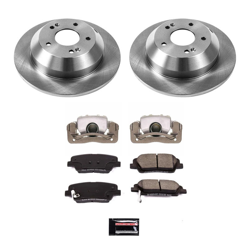 PSB Autospecialty Kit w/Cals - Power Stop 13-16 Hyundai Santa Fe Rear Autospecialty Kit w/Calipers