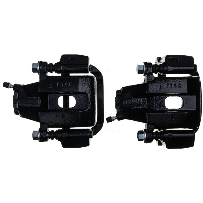PSB Black Calipers - Power Stop 08-15 Toyota Sequoia Rear Black Caliper - Pair w/Bracket