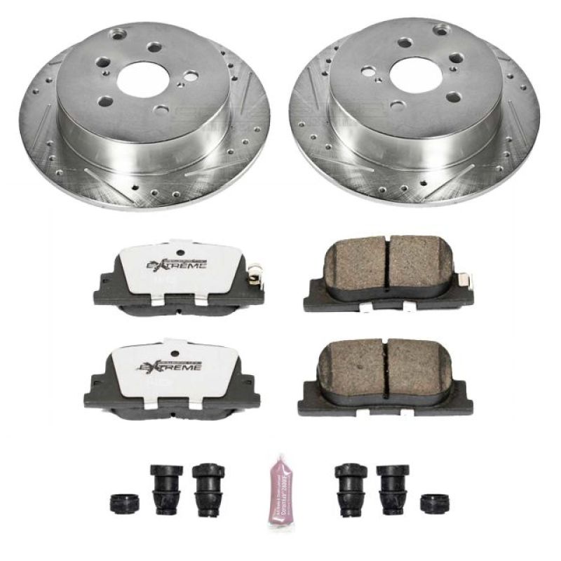 PSB Z26 Street Warrior Kit - Power Stop 05-10 Scion tC Rear Z26 Street Warrior Brake Kit