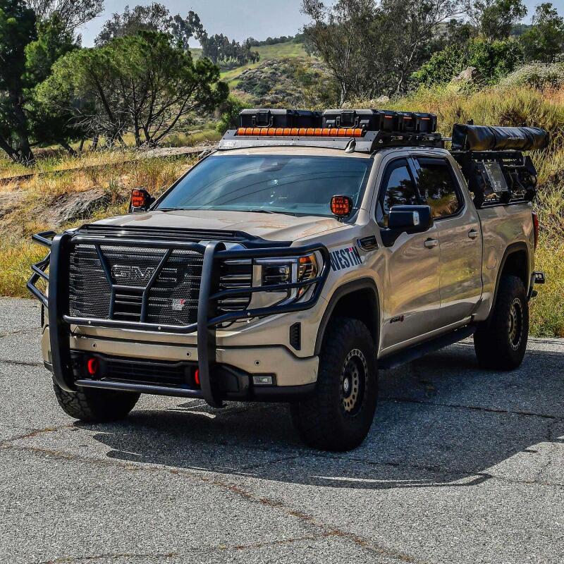 WES HDX Grille Guards - Westin 22-25 GMC Sierra 1500 (Excl. Old Body) HD Grille Guard - Black