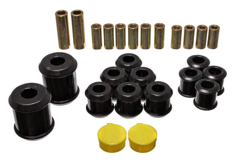 ES Cntrl Arm Bushings - Black - Energy Suspension 95-99 Mitsubishi Eclipse FWD/AWD Black Rear Control Arm Bushing Set