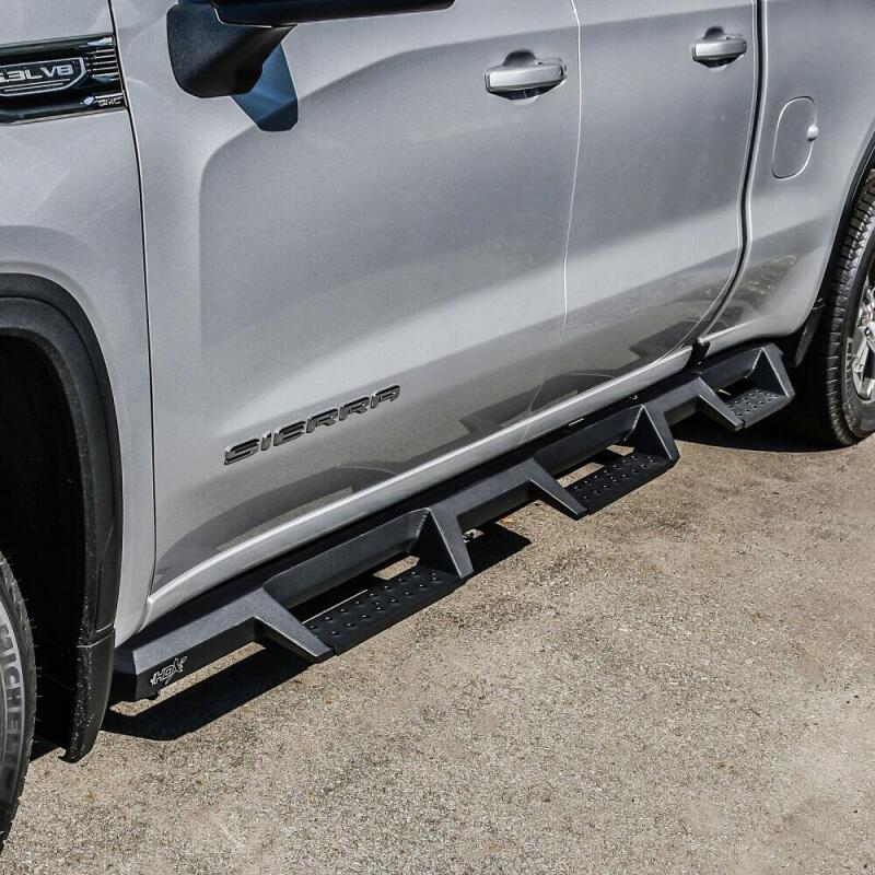 WES Nerf Bars - HDX Drop - Westin 19-20 GM 1500 DC 6.5ft bed (Excludes LD/Limited) HDX Drop W2W Nerf Step Bars - Textured Black