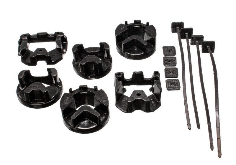 ES Trans Mounts - Black - Energy Suspension 95-99 Chrysler Neon Black Motor & Transmission Mount Inserts