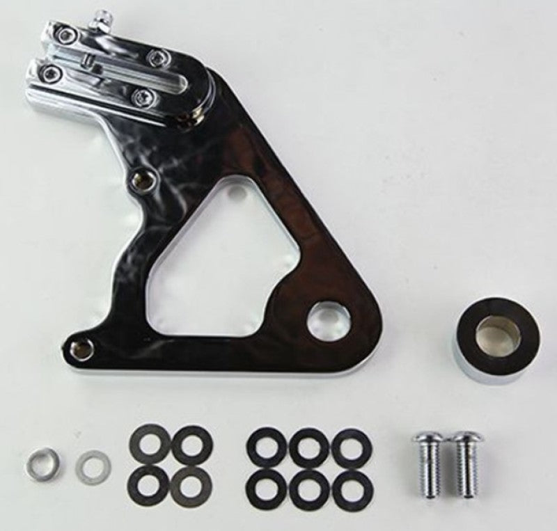 WIL Caliper Brackets - Wilwood Caliper Mounting Kit Chrome w/Bracket GP310 1984-99 Softail