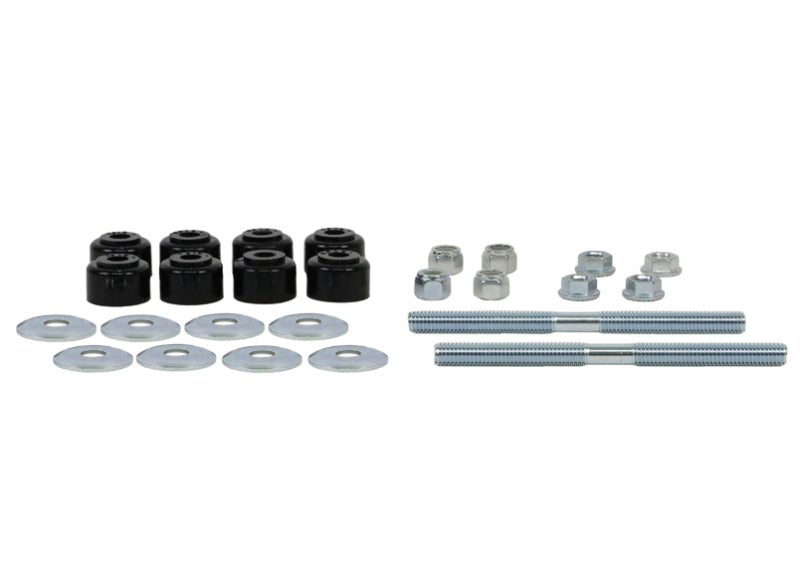 WL Sway Bar Links - Whiteline Plus Universal Sway Bar Link Threaded Rod w/ Poly Bushes 140mm