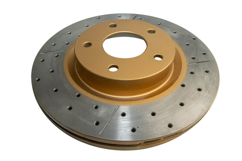 DBA Street Slot&Drill Rotors - DBA 03-05 350Z / 03-04 G35 / 03-05 G35X Front Drilled & Slotted Street Series Rotor