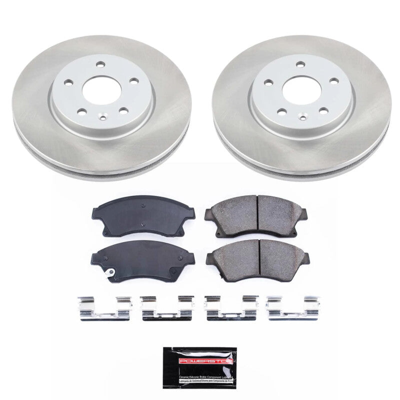 PSB Semi-Coated Rotor Kits - Power Stop 12-17 Chevrolet Sonic Front Semi-Coated Rotor Kit