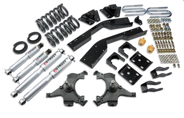 BT Lower Kit w SP Shocks - Belltech LOWERING KIT WITH SP SHOCKS
